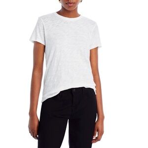 ATM Anthony Thomas Melillo Schoolboy Crewneck Tee, NWT size medium. White